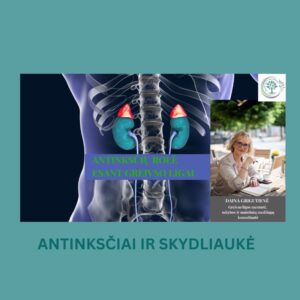ANTINKSČIŲ ROLĖ ESANT GREIVSO LIGAI IR HIPERSKYDLIAUKEI