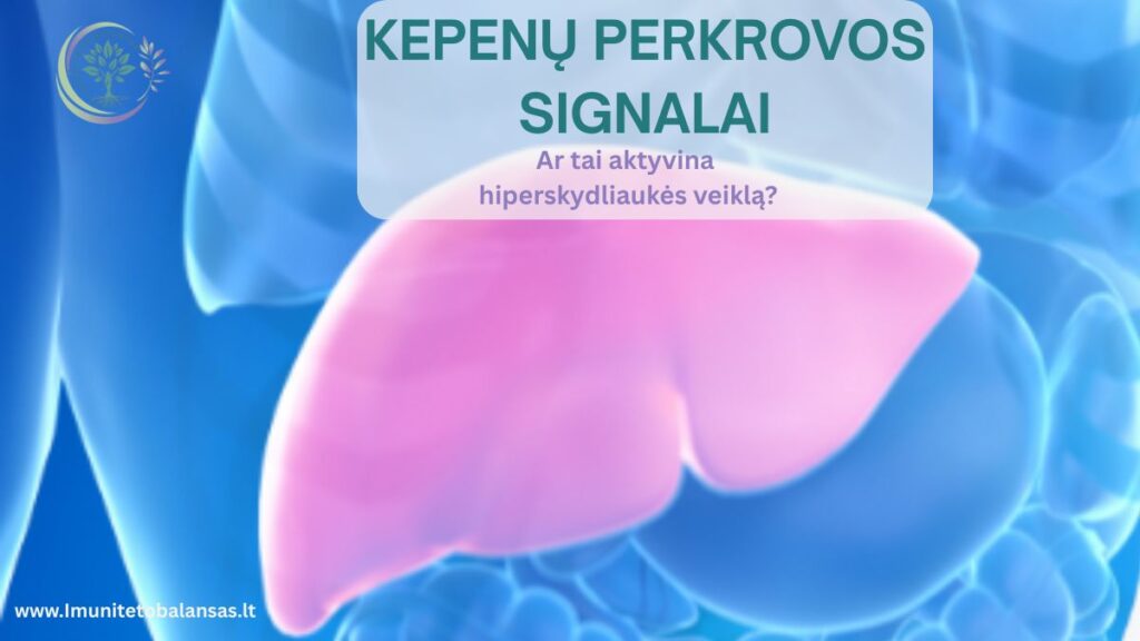 Kepenų perkrovos signalai